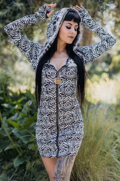 Aiwa Cozy Fur Lined Hoodie Noralina Freedom Designs Aiwa Cozy Fur Lined Hoodie Noralina Freedom Designs