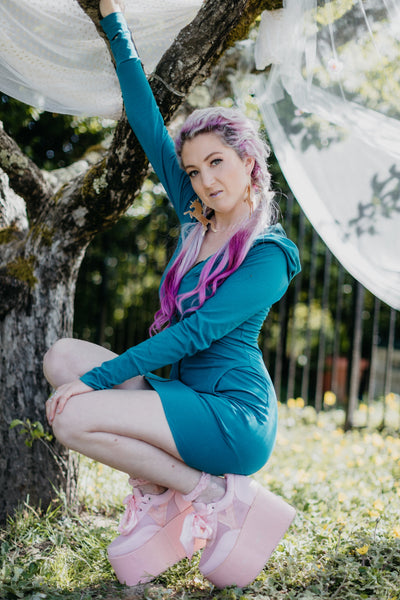 Aiwa Cozy Hoodie - Teal