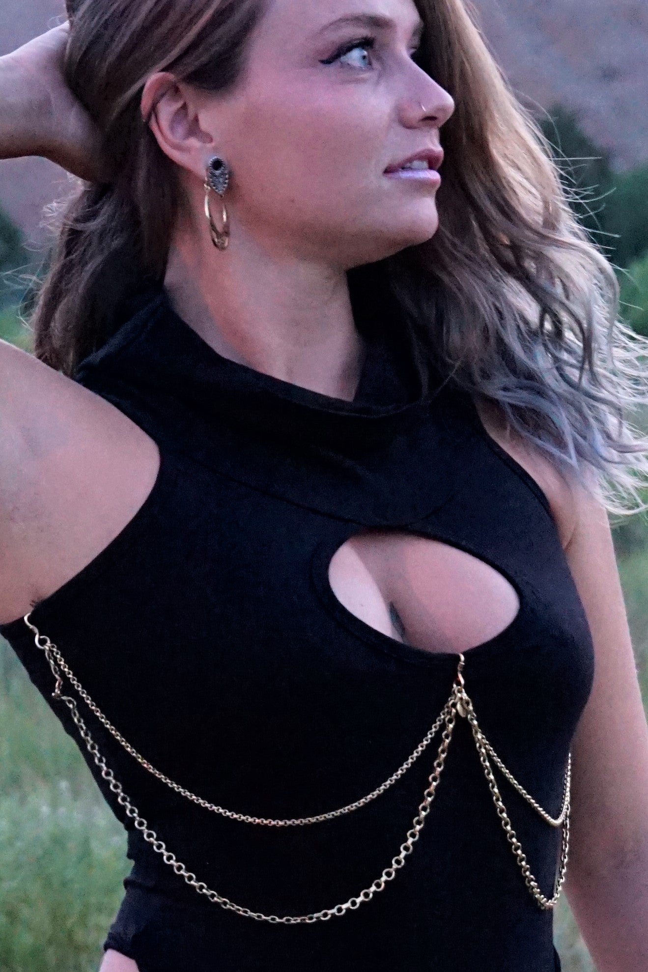 Body Chain Add On for Dresses and Tops Noralina Freedom Designs Body Chain Add On for Dresses and Tops Noralina Freedom Designs